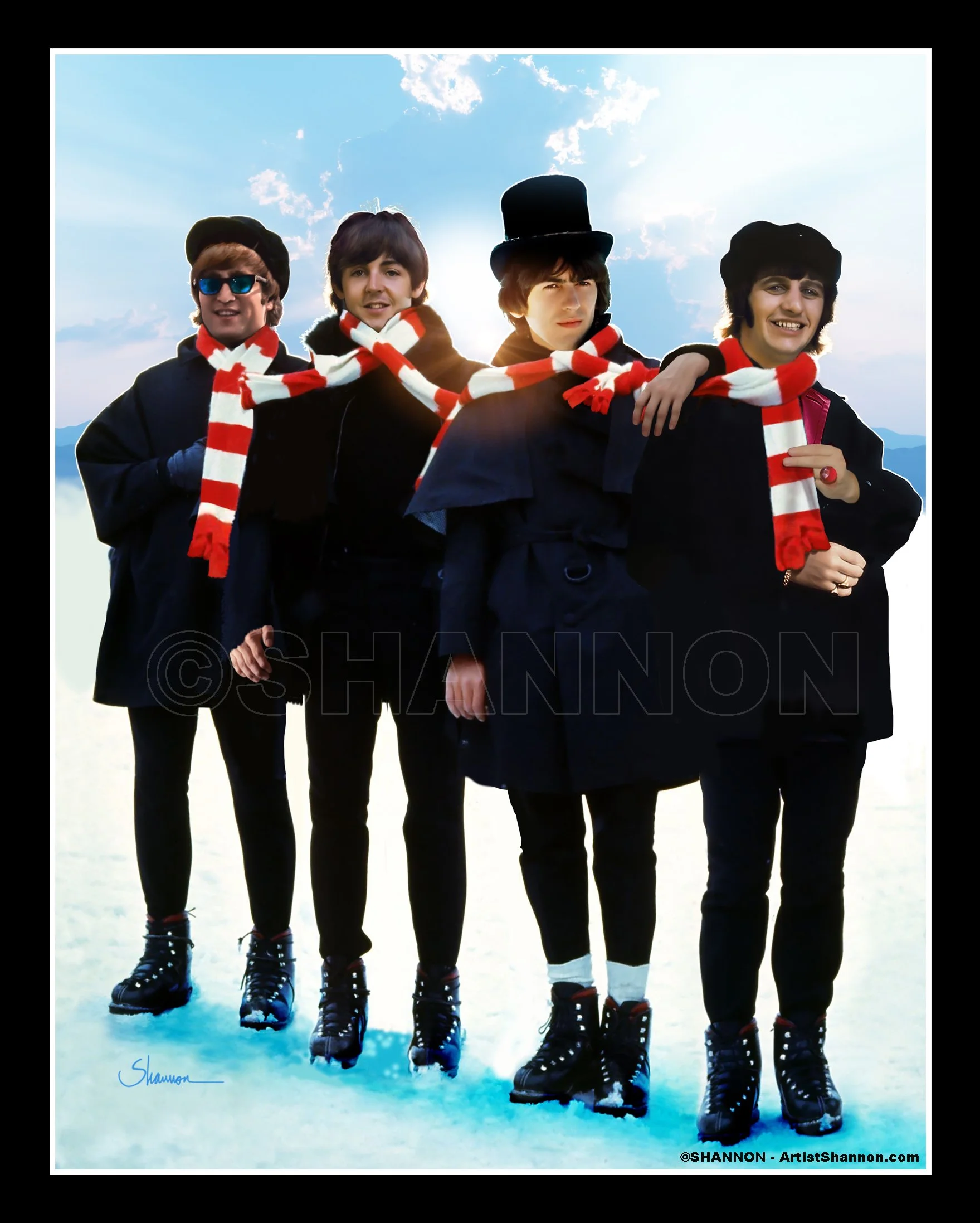 Shannons The Beatles HELP! print — SHANNON